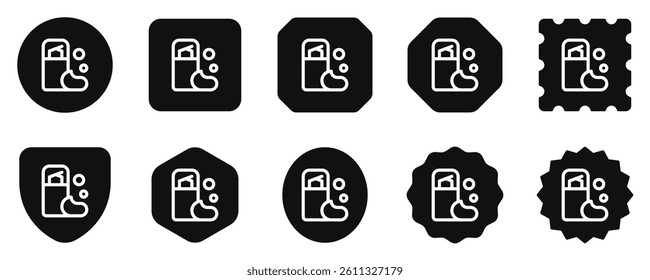 Editable shaving cream vector icon. Barbershop, lifestyle, grooming. Part of a big icon set family. Perfect for web and app interfaces, presentations, infographics, etc
