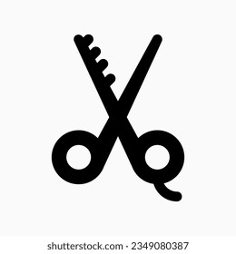 Editable shears vector icon. Barbershop, lifestyle, grooming. Part of a big icon set family. Perfect for web and app interfaces, presentations, infographics, etc