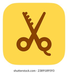 Editable shears vector icon. Barbershop, lifestyle, grooming. Part of a big icon set family. Perfect for web and app interfaces, presentations, infographics, etc