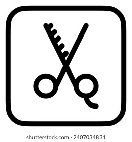 Editable shears vector icon. Barbershop, lifestyle, grooming. Part of a big icon set family. Perfect for web and app interfaces, presentations, infographics, etc