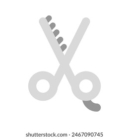 Editable shears vector icon. Barbershop, lifestyle, grooming. Part of a big icon set family. Perfect for web and app interfaces, presentations, infographics, etc