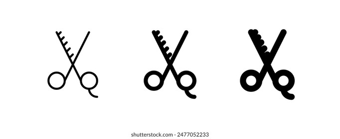 Editable shears vector icon. Barbershop, lifestyle, grooming. Part of a big icon set family. Perfect for web and app interfaces, presentations, infographics, etc