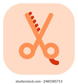 Editable shears vector icon. Barbershop, lifestyle, grooming. Part of a big icon set family. Perfect for web and app interfaces, presentations, infographics, etc