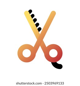 Editable shears vector icon. Barbershop, lifestyle, grooming. Part of a big icon set family. Perfect for web and app interfaces, presentations, infographics, etc