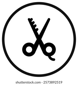 Editable shears vector icon. Barbershop, lifestyle, grooming. Part of a big icon set family. Perfect for web and app interfaces, presentations, infographics, etc