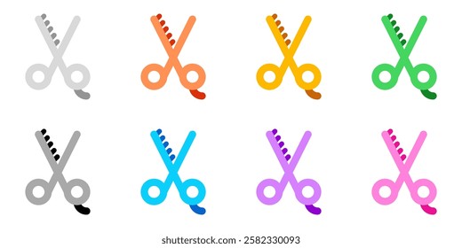 Editable shears vector icon. Barbershop, lifestyle, grooming. Part of a big icon set family. Perfect for web and app interfaces, presentations, infographics, etc