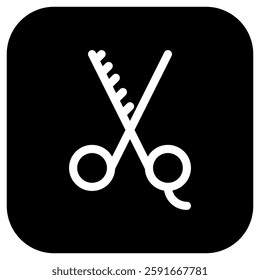 Editable shears vector icon. Barbershop, lifestyle, grooming. Part of a big icon set family. Perfect for web and app interfaces, presentations, infographics, etc