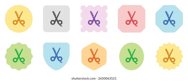 Editable shears vector icon. Barbershop, lifestyle, grooming. Part of a big icon set family. Perfect for web and app interfaces, presentations, infographics, etc