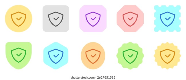 Editable shield, insurance vector icon. Part of a big icon set family. Perfect for web and app interfaces, presentations, infographics, etc