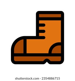 Editable shoe, boot vector icon. Part of a big icon set family. Perfect for web and app interfaces, presentations, infographics, etc