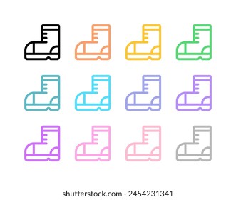 Editable shoe, boot vector icon. Part of a big icon set family. Perfect for web and app interfaces, presentations, infographics, etc