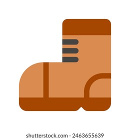 Editierbarer Schuh, Boot-Vektorgrafik-Symbol. Teil einer großen Icon-Set-Familie. Ideal für Web- und App-Interfaces, Präsentationen, Infografiken usw