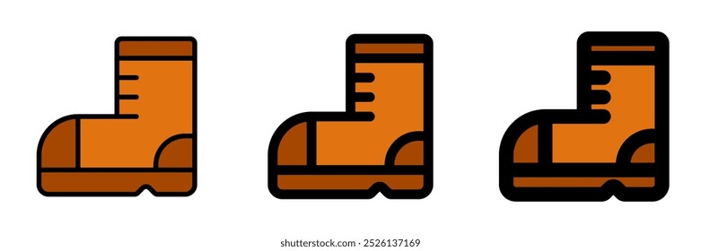 Editable shoe, boot vector icon. Part of a big icon set family. Perfect for web and app interfaces, presentations, infographics, etc