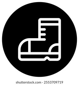 Editable shoe, boot vector icon. Part of a big icon set family. Perfect for web and app interfaces, presentations, infographics, etc