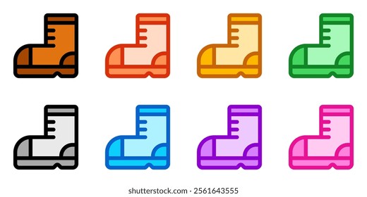 Editable shoe, boot vector icon. Part of a big icon set family. Perfect for web and app interfaces, presentations, infographics, etc