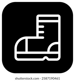 Editable shoe, boot vector icon. Part of a big icon set family. Perfect for web and app interfaces, presentations, infographics, etc