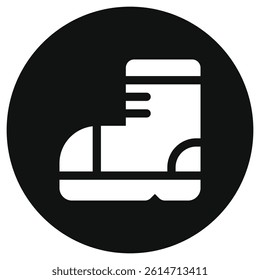 Editable shoe, boot vector icon. Part of a big icon set family. Perfect for web and app interfaces, presentations, infographics, etc