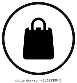 Editable shopping bag vector icon. Part of a big icon set family. Perfect for web and app interfaces, presentations, infographics, etc