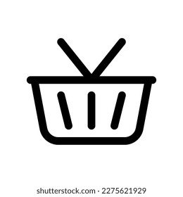 Editable shopping cart vector icon. Part of a big icon set family. Perfect for web and app interfaces, presentations, infographics, etc