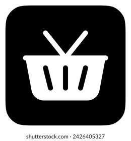 Icono de vector de carrito de compras editable. Parte de una gran familia de iconos. Perfecto para interfaces web y aplicaciones, presentaciones, infografías, etc