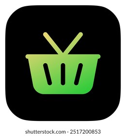 Icono de Vector de Carrito de compras editable. Parte de una gran familia de iconos. Perfecto para interfaces de Web y App, presentaciones, infografías, etc