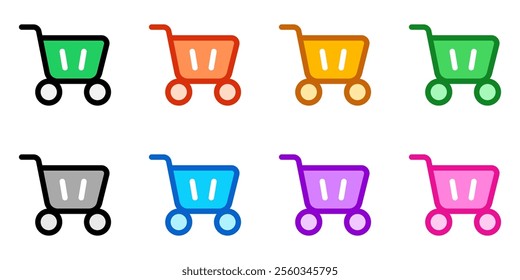 Editable shopping cart vector icon. Part of a big icon set family. Perfect for web and app interfaces, presentations, infographics, etc