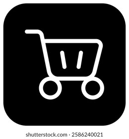 Editable shopping cart vector icon. Part of a big icon set family. Perfect for web and app interfaces, presentations, infographics, etc