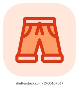 Editable shorts vector icon. Clothing, fashion, apparel. Part of a big icon set family. Perfect for web and app interfaces, presentations, infographics, etc