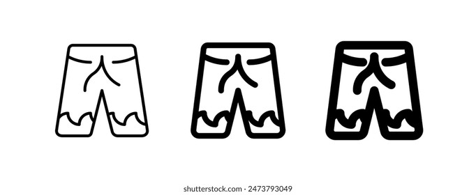 Editable shorts vector icon. Part of a big icon set family. Perfect for web and app interfaces, presentations, infographics, etc