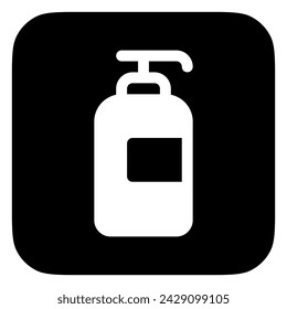 Editable shower gel vector icon. Cosmetics, makeup, skincare, beauty. Part of a big icon set family. Perfect for web and app interfaces, presentations, infographics, etc