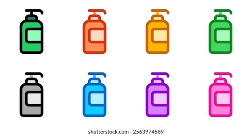 Editable shower gel vector icon. Cosmetics, makeup, skincare, beauty. Part of a big icon set family. Perfect for web and app interfaces, presentations, infographics, etc