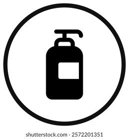 Editable shower gel vector icon. Cosmetics, makeup, skincare, beauty. Part of a big icon set family. Perfect for web and app interfaces, presentations, infographics, etc