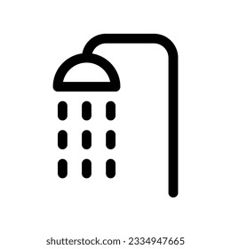 Editable shower head vector icon. Wellness, spa, relaxation. Part of a big icon set family. Perfect for web and app interfaces, presentations, infographics, etc