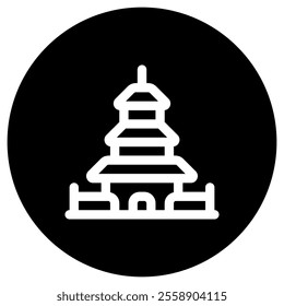 Editable shrine, temple vector icon. Landmark, monument, religious, building, architecture. Part of a big icon set family. Perfect for web and app interfaces, presentations, infographics, etc