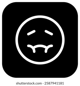 Editable sick, nauseous face vector icon. Part of a big icon set family. Perfect for web and app interfaces, presentations, infographics, etc