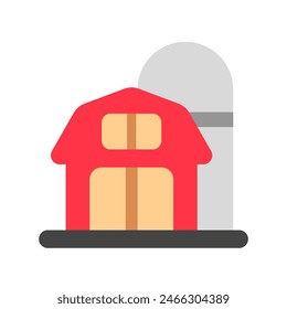 Editable silo barn vector icon. Farm, building, structure. Part of a big icon set family. Perfect for web and app interfaces, presentations, infographics, etc