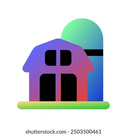 Editable silo barn vector icon. Farm, building, structure. Part of a big icon set family. Perfect for web and app interfaces, presentations, infographics, etc