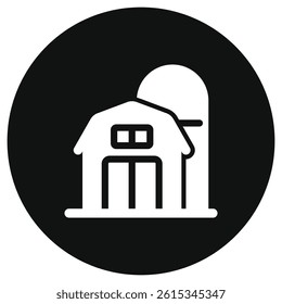 Editable silo barn vector icon. Farm, building, structure. Part of a big icon set family. Perfect for web and app interfaces, presentations, infographics, etc