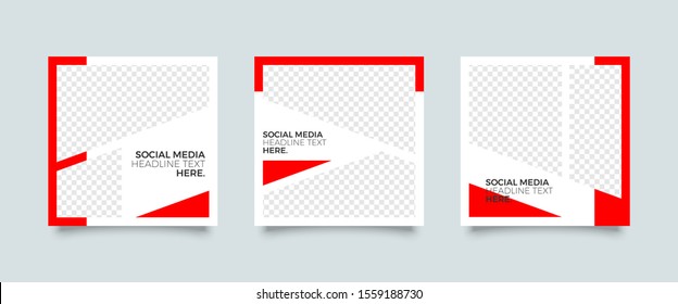 Editable simple corporate posts, Easy Use in banners, promotion designs, branding company, bloggers, designers, shop owners, entrepreneurs and businesses. Social media post template. Vector