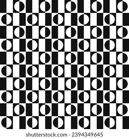 Sencillo montaje minimalista clásico moderno sin inconvenientes fondo de patrón blanco y negro