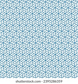 Editable simple minimal classic modern seamless hexagon pattern background