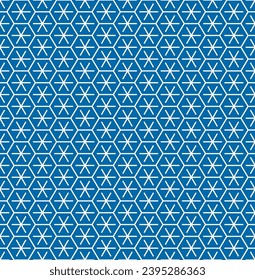Editable simple minimal classic modern seamless hexagon pattern background