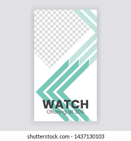 Editable Simple Modern Social banner. Anyone can use This Design Easily. Promotional web banner for social media. Elegant sale and discount promo - Vector.