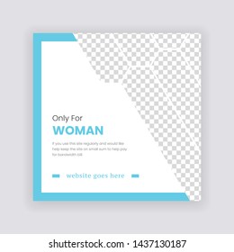 Editable Simple Modern Social banner. Anyone can use This Design Easily. Promotional web banner for social media. Elegant sale and discount promo - Vector.