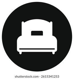 Editable single bed vector icon. Part of a big icon set family. Perfect for web and app interfaces, presentations, infographics, etc
