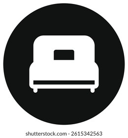 Editable single bed vector icon. Part of a big icon set family. Perfect for web and app interfaces, presentations, infographics, etc