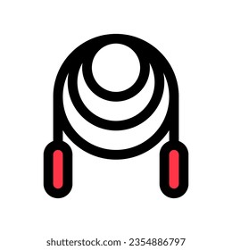 Editable skipping rope vector icon. Part of a big icon set family. Perfect for web and app interfaces, presentations, infographics, etc