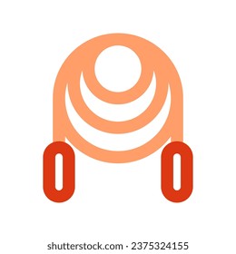 Editable skipping rope vector icon. Part of a big icon set family. Perfect for web and app interfaces, presentations, infographics, etc