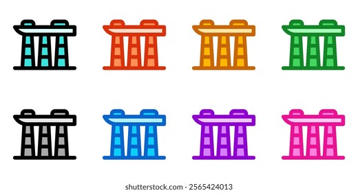 Editable skyscraper, business, vector icon. Landmark, monument, commercial, building, architecture. Part of a big icon set family. Perfect for web and app interfaces, presentations, infographics, etc