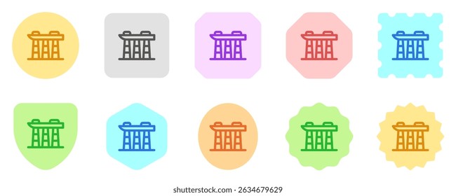 Editable skyscraper, business, vector icon. Landmark, monument, commercial, building, architecture. Part of a big icon set family. Perfect for web and app interfaces, presentations, infographics, etc